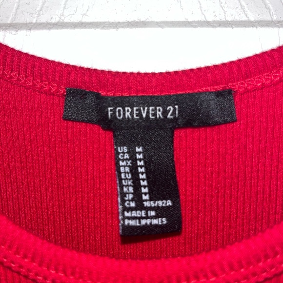 Forever 21 Red Daisy Tank - Picture 4 of 4